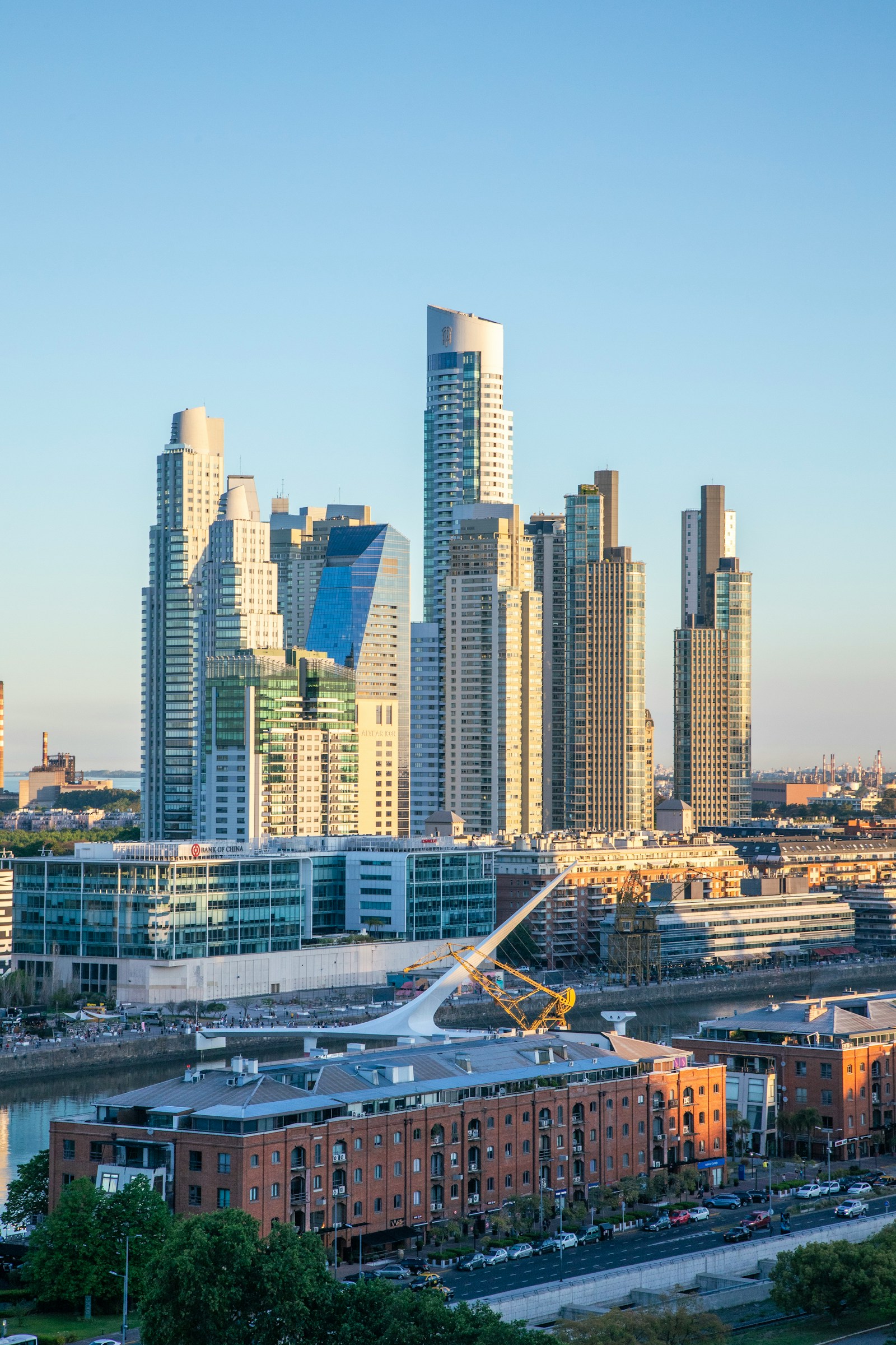 High-rise residential buildings in Buenos Aires, Argentina